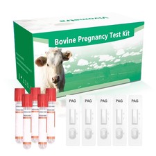 Bovine Pregnancy Test Kit Includes 5 Tests, Rapid Results in 520 Minutes for...