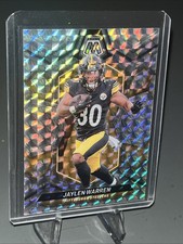 2024 Panini Mosaic - Jaylen Warren #185 Reactive Silver Mosaic Prizm Steelers
