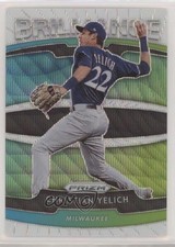 2020 Panini Prizm Brilliance White Wave Prizm Christian Yelich #B-6 00e8