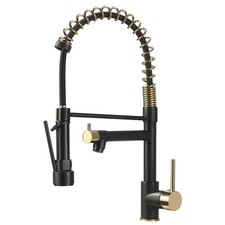 Kitchen Faucetblack Kitchen Faucet With Sprayercommercial Style Matte Black Fauc