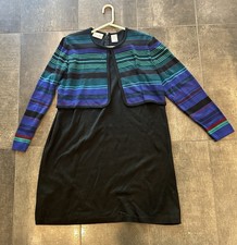 Liz Claiborne Dresses Size LL Multicolor Black Dress