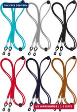 6 PCS Eyeglass Strap Glasses Holder Chains Eyewear Retainer Women Men-Multicolor