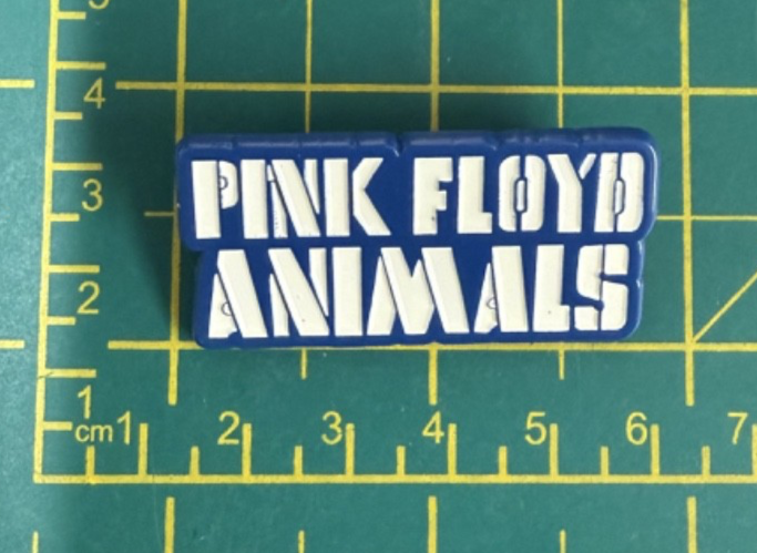 Pink Floyd Animals Blue Logo Very High Quality Metal Badge Officially Licensed