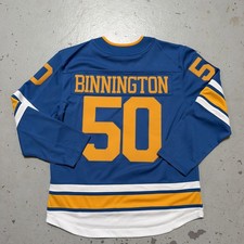 Fanatics Jordan Bennington St. Louis Blues Hockey Jersey #50 Large EUC
