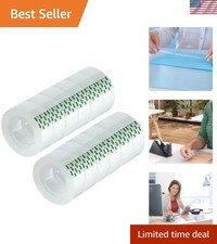 12 Rolls Transparent Tape Refills Rolls 3/4-Inch x 1000 inch, 1 inch Core, Cl...
