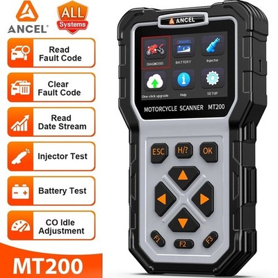 ANCEL Motorrad Diagnosegerät OBD2 Scanner  Fehlercodeleser für BMW BRP HARLEY