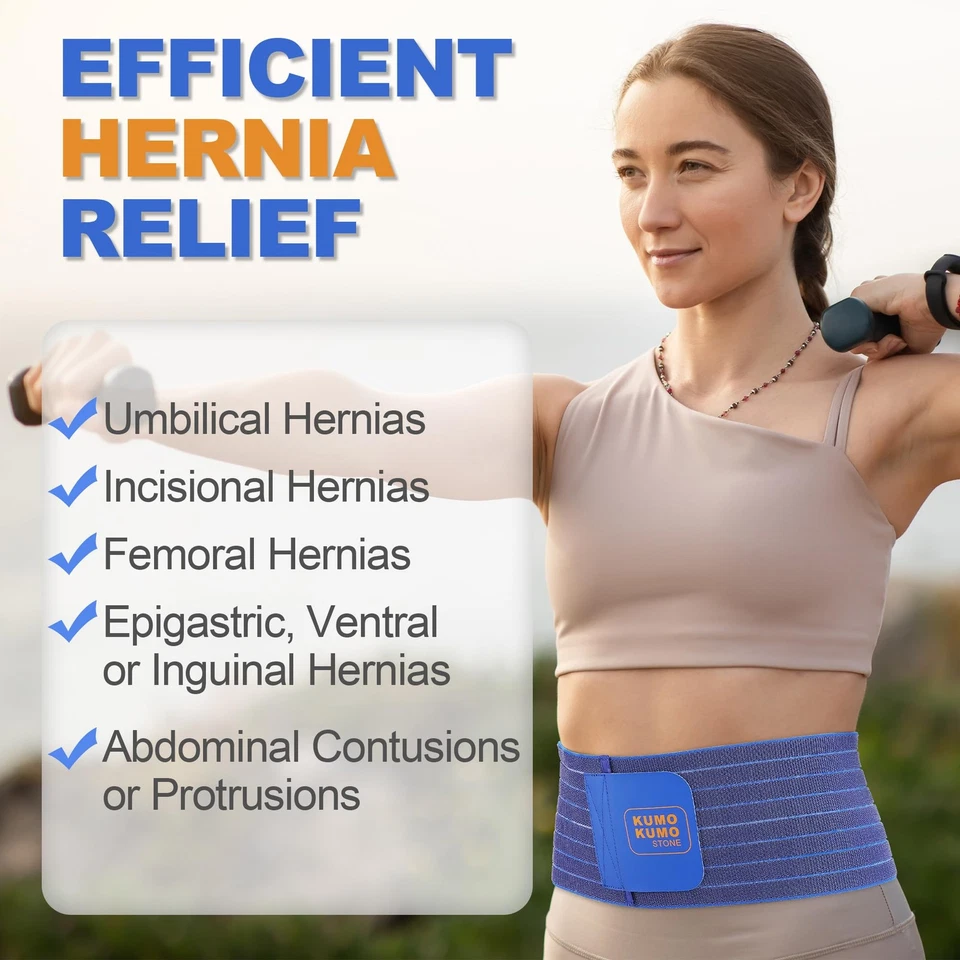 Umbilical Hernia Belt - For Men and Women โ Abdominal Hernia Binder for Belly... - Image 2 of 4