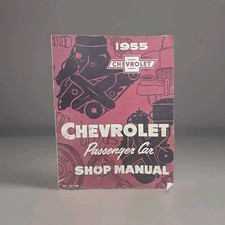 Manual--1955 Chevrolet Passenger Car Shop Manual  Car Book 