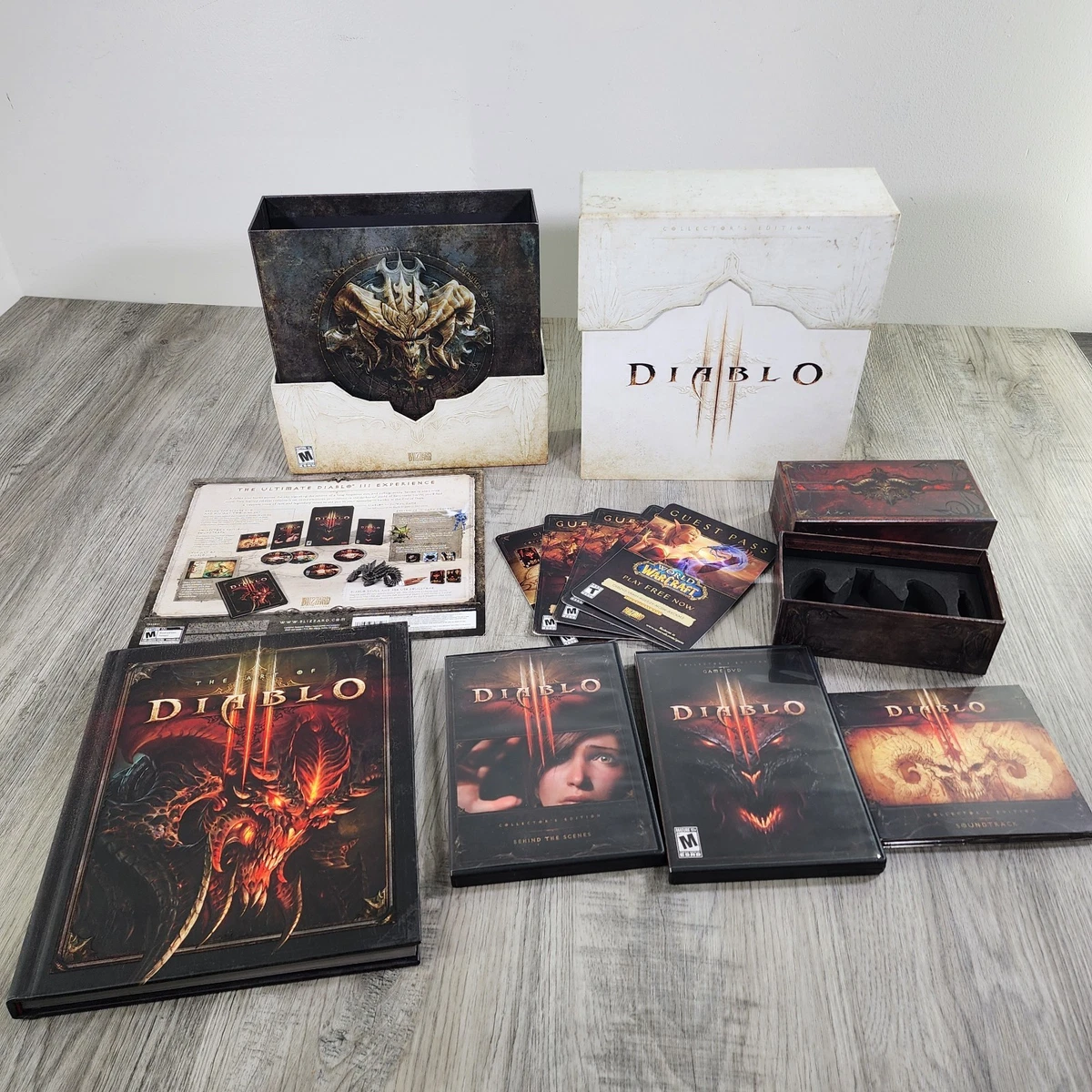 DIABLO III 3 : Collector's Edition Big Box Set PC Computer Not