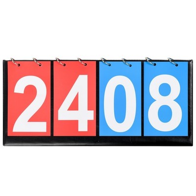 Digital Score Board Tragbarer 4 Stelliger Sport Anzeigetafel Für Basketball Fußb
