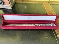 Mikasa Austria Crystal Handle Butter Spreader Knife with Box