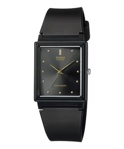 Casio Montre analogique noire unisexe avec cadran noir - MQ-38-1A