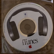 Vintage 2002 Original Apple iTunes Music MP3 Software Installation CD Disc NEW