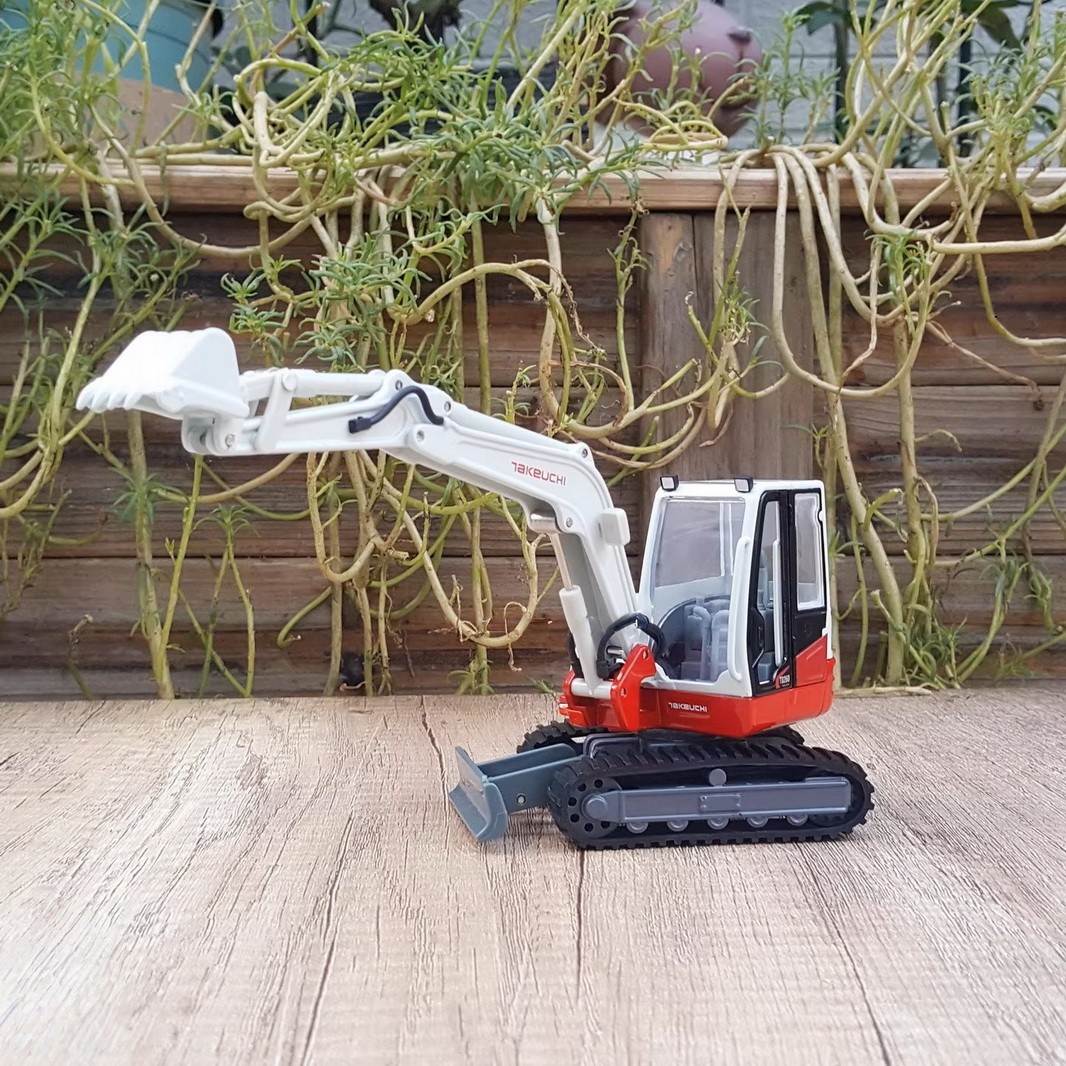 1/35 Scale Takeuchi TB260 Compact Excavator Diecast Model Toy Gift