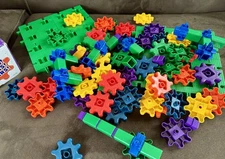 Learning Resources 95 Pc Gears Spinning Construction Building Set STEM Education