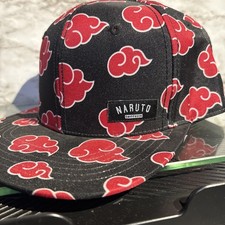 Naruto Shippuden Japanese Anime Ball Cap SnapBack Clouds Viz Media BioWorld