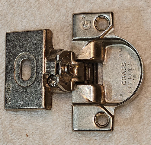 GRASS 830-33 Cabinet Hinge for 1 1/4" overlay on face frame cabinets 850 cup