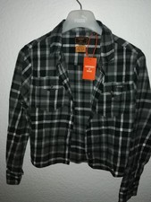 Camicia donna camicetta - Superdry - EU 40 UK M US 8 - grigia - a quadri - nuova - premium