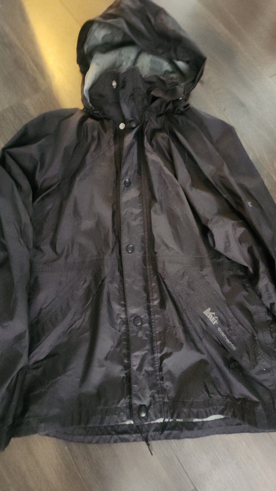 REI Elements Men's Rain Jacket Medium - image 1