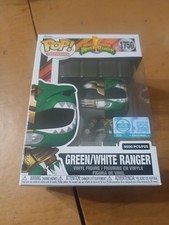 Funko Pop! Power Rangers: Ranger verde/blanco #1750 edición limitada 9.500 piezas