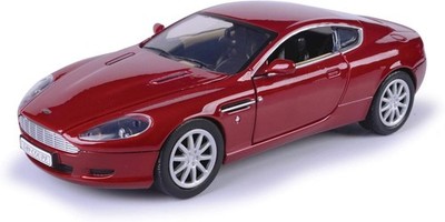 Motormax Aston Martin DB9 Coupe red Metallic 1/24 Diecast Model 73321 red