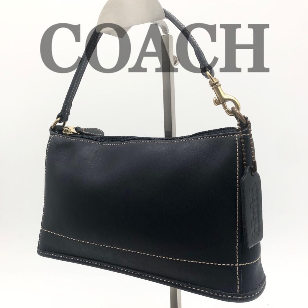 Coach Black Leather Authentic Shoulder Bag G06253728
