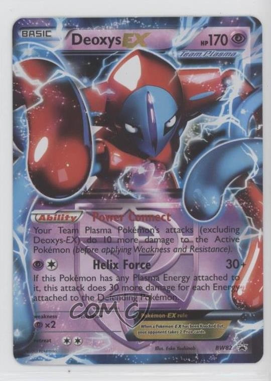 Deoxys EX Pokémon Black & White Black Star Promo #BW82