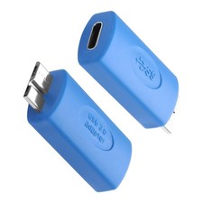 USB 3.0 TypeC Female to Micro B Male Adapter Hard Drive Converter 2 PCS