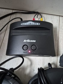 AT Games Sega Mega Drive Classic Console with 80 Built-In Games TESTED WORKING