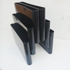 KARTELL GIOTTO ORIGINAL 70' ABS MODERNIST 6 POCKET MAGAZINE RACK WICK