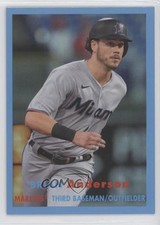 2021 Topps Archives 1957 Topps Blue Foil 7/25 Brian Anderson #11 3q5