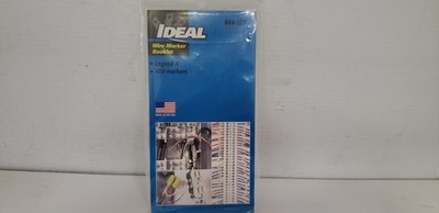 IDEAL #44-122 WIRE MARKER BOOKLET, LEGEND K, 450 MARKERS, NIB