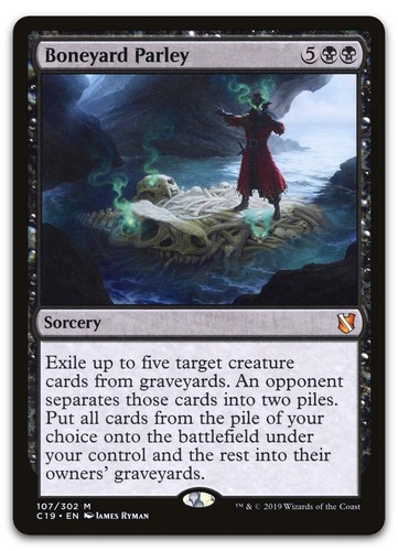 Boneyard Parley 107/302 Commander 2019 Mythic Rare