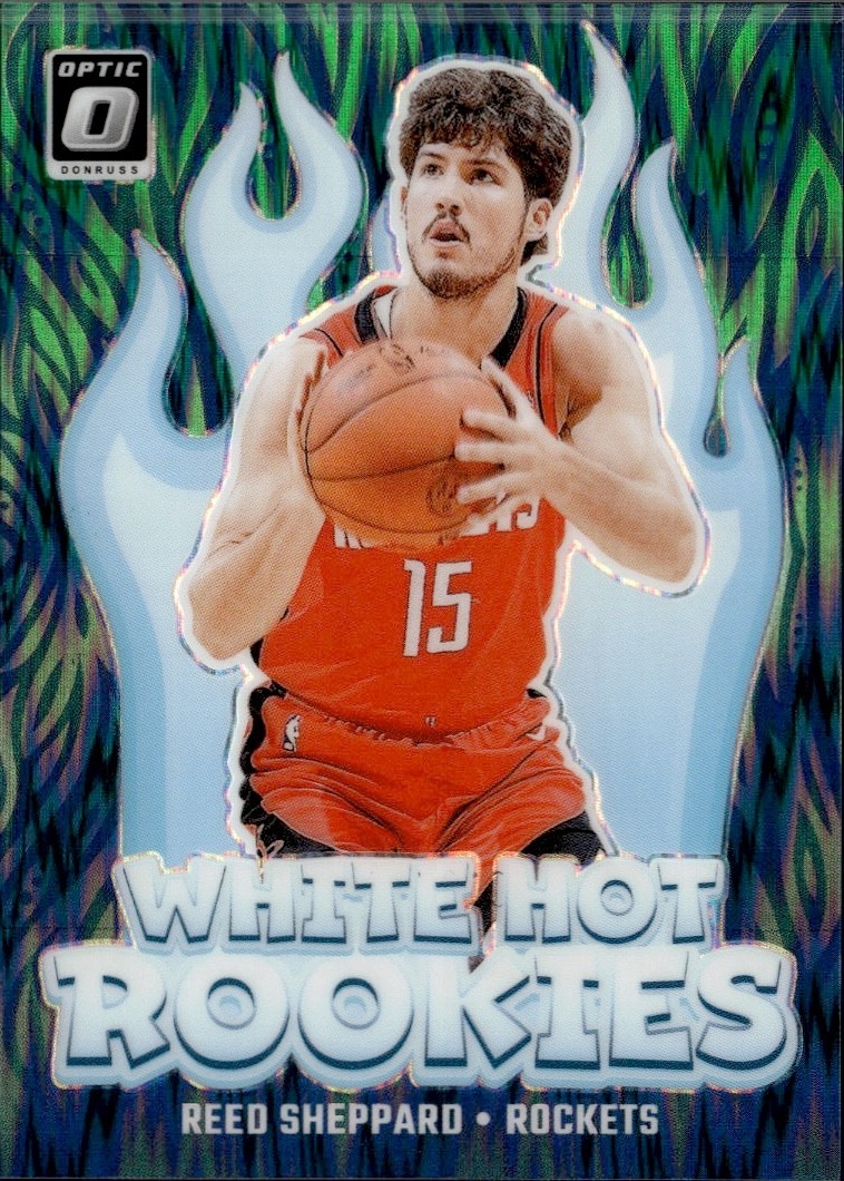2024-25 Optic Reed Sheppard White Hot Rookies RC Green /149 BUY 3 GET 1 FREE