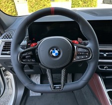 Bmw Lci Cs-style Leather And Carbon Fiber Steering Wheel Bmw Lci Cs-style Leather And Carbon Fiber Steering Wheel