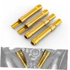  Gold Tappet Housings Pushrod Covers Tappet Cover Compatible with Harley gold