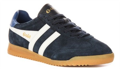 Gola Classics Torpedo Short Toe 80s Suede Mens Sneakers In Navy White US 7 - 13