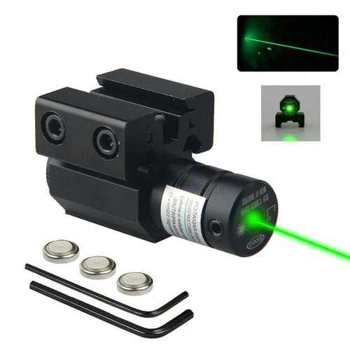 Pistol Handgun Green Red Dot Laser Sight Low Profile Glock Laser Picatinny Rail - Picture 45 of 52