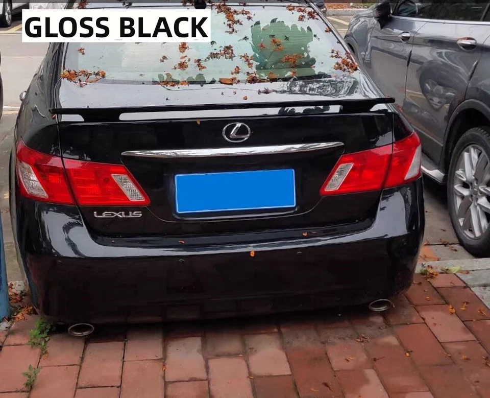 FIT FOR 2007-2012 LEXUS ES 350 REAR TRUNK SPOILER WING ABS GT STYLE GLOSS BLACK Foto 3 de 4
