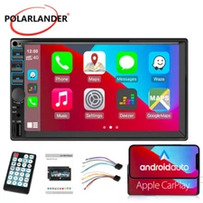 2Din 7 Inch Car Stereo Android Carplay Apple Touch Screen Radio Bluetooth FM USB