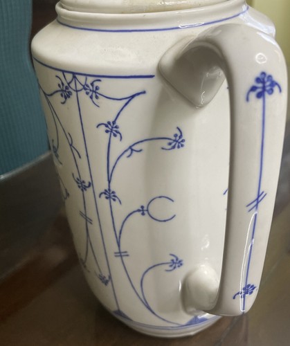 Bavaria Germany Winterling Strawflower Porcelain Lot 2 Coffee Tea Pots W/lid. - Picture 6 of 9