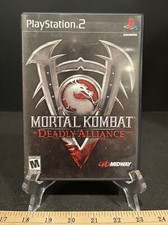 2001 PS2 Mortal Kombat Deadly Alliance - Manual  Registration Card
