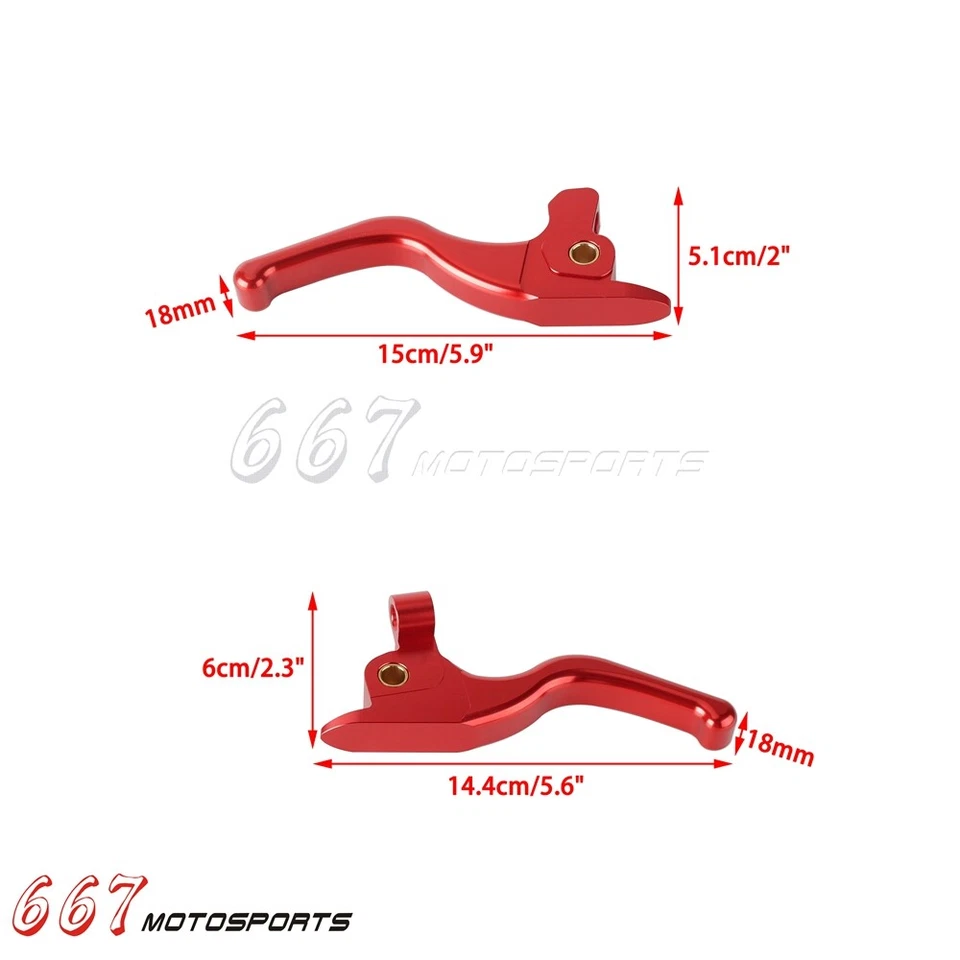 Juego de palancas de freno de mano para Harley Road Glide Special 2017-2020 FLTRXS Street Glide Foto 4 de 4