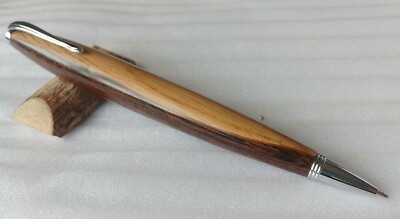 Handgedrechselter Kugelschreiber Multi Holz Rohling Chrom Detail1. Ideales einzigartiges Geschenk.