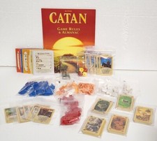 Genuine Settlers of Catan CN3071 Replacement Parts Pieces Cards Roads Cities Hex