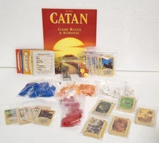 Genuine Settlers of Catan CN3071 Replacement Parts Pieces Cards Roads Cities Hex