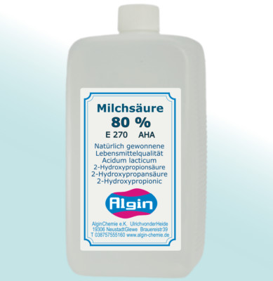 Milchsäure rechtsdrehende (L(+) ( 80% Lactic Acid AHA E270 1000 ml Imker 1,2 kg