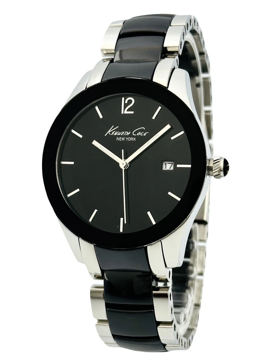 KENNETH COLE LADIE\'S 2 TONES BLACK CERAMIC WATCH KC4740 IMG_7850_e0938cd8-8f8c-4647-  main image 3
