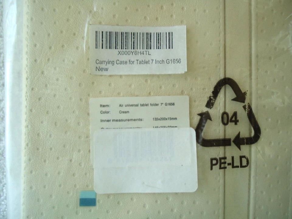 Carpeta abatible Golla Air "NUEVO EN PAQUETE" para tableta crema de 7" "gran regalo" ver fotos Foto 3 de 4
