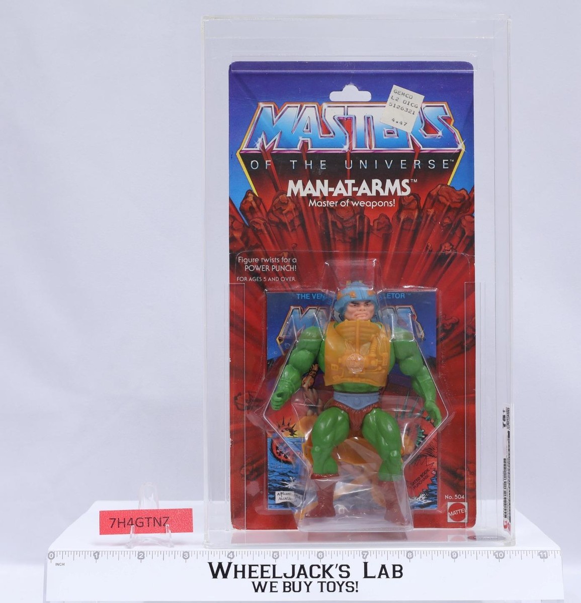 Man-At-Arms CAS GRADED 75+ 75/80/90 He-Man Masters of the Universe